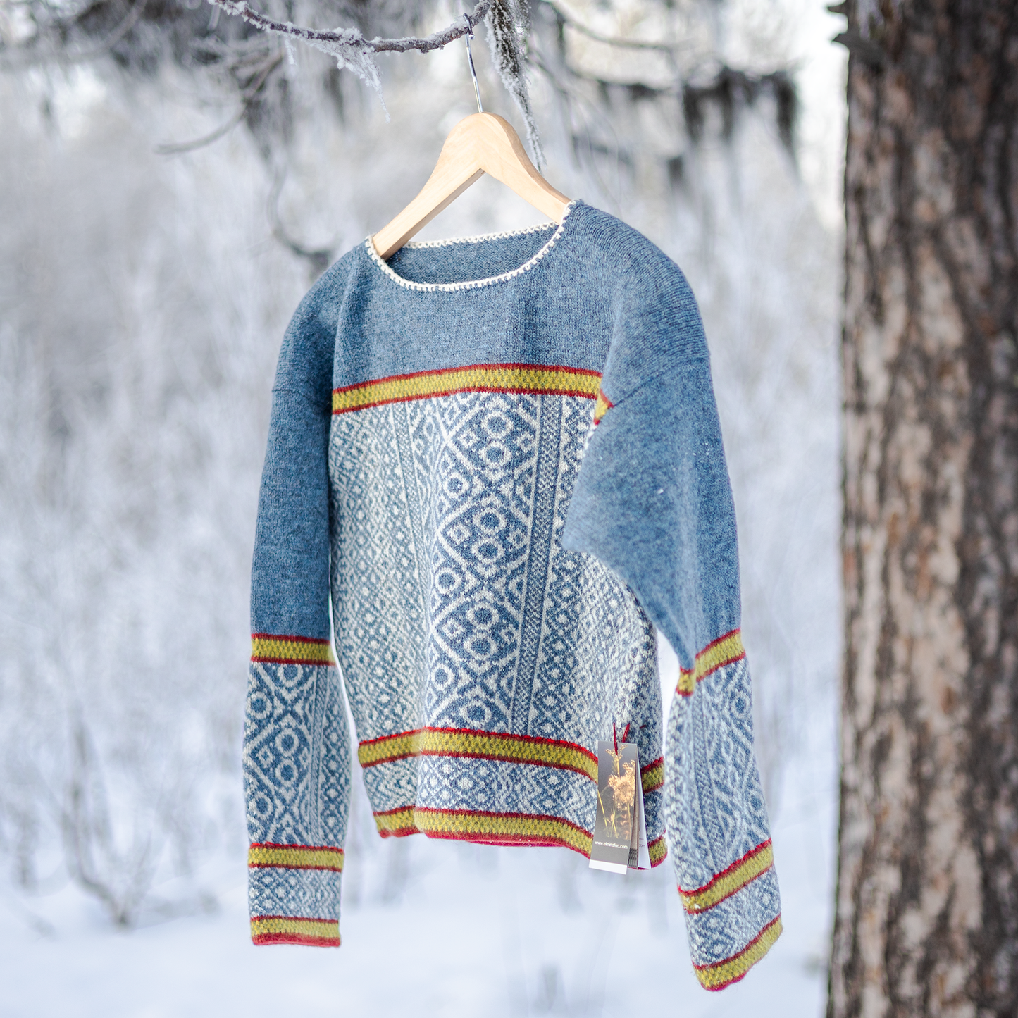 Elmina Fors Stickad jumper Torne Medium