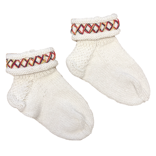 Handstickade sockar strl 37-39