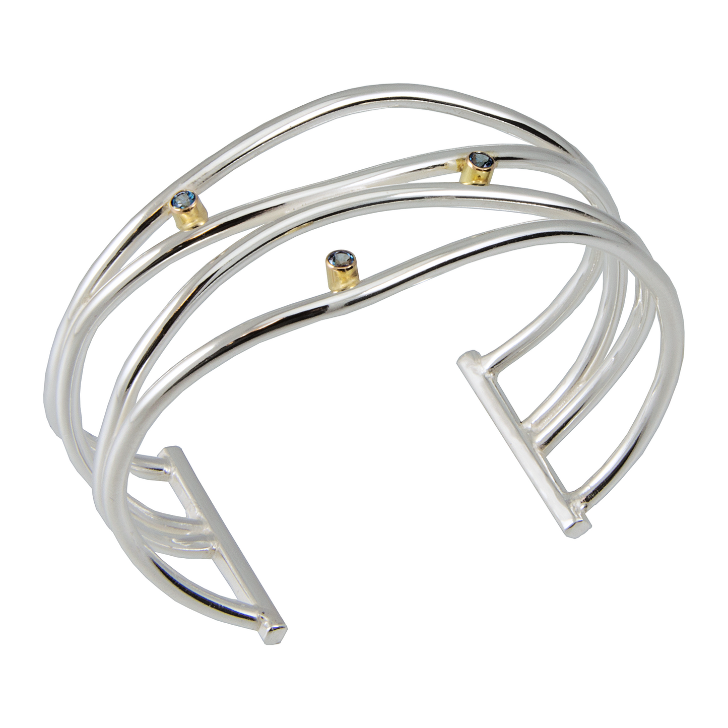 Camilla Mustikka Älv armband silver & 18K guld