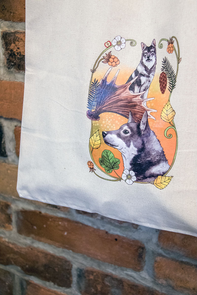 Eplaros tygväska Jämthund