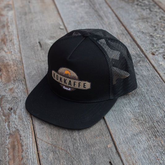 Keps Kokkaffe från Lemmel i svart.