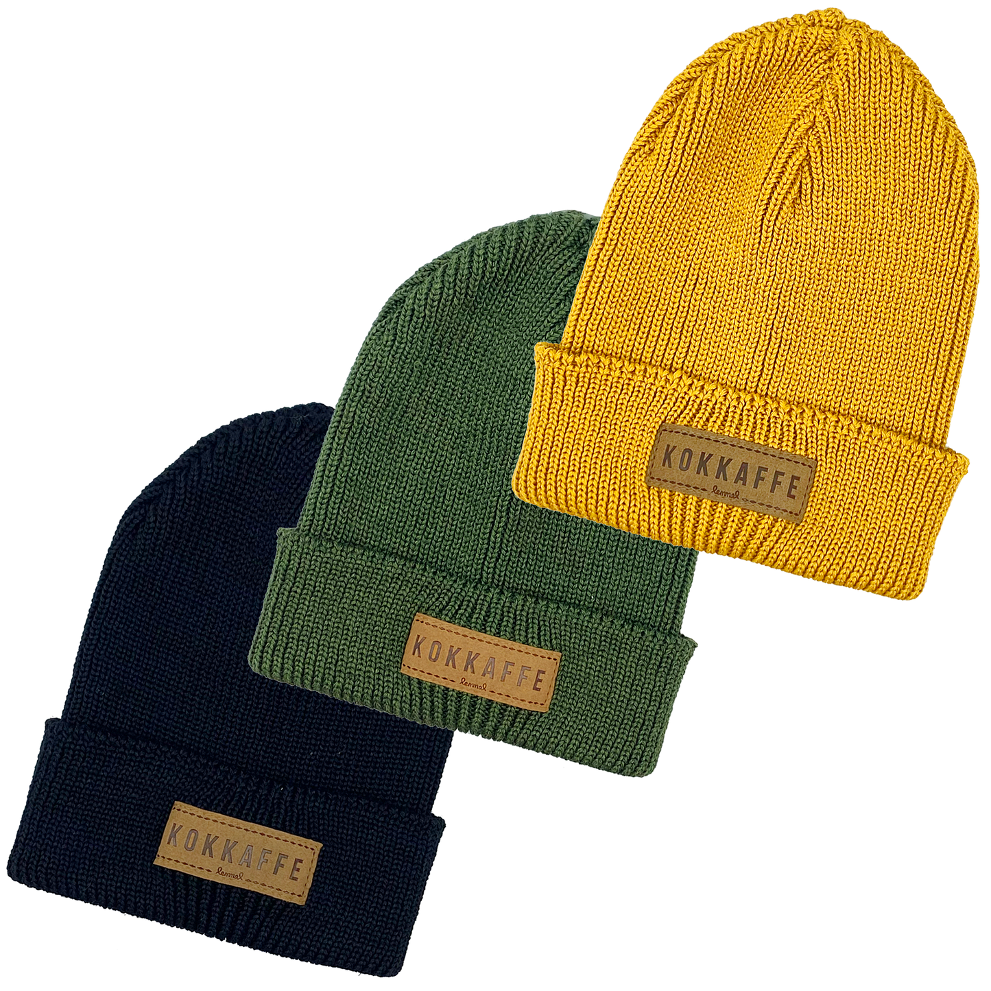 Lemmelkaffes beanies Glöden Kokkaffe