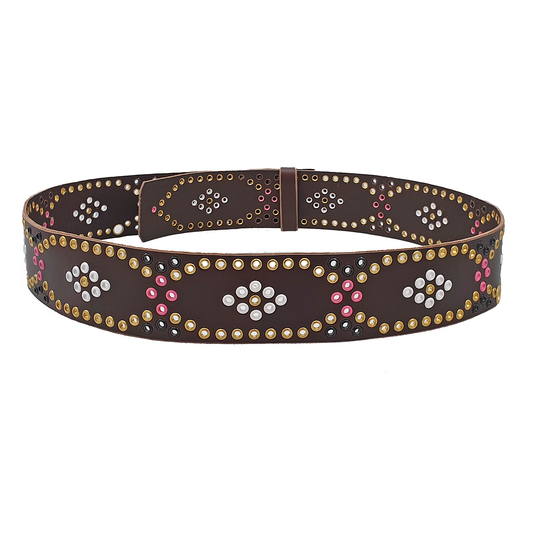 Bälte Kvikkjokk brun 6cm