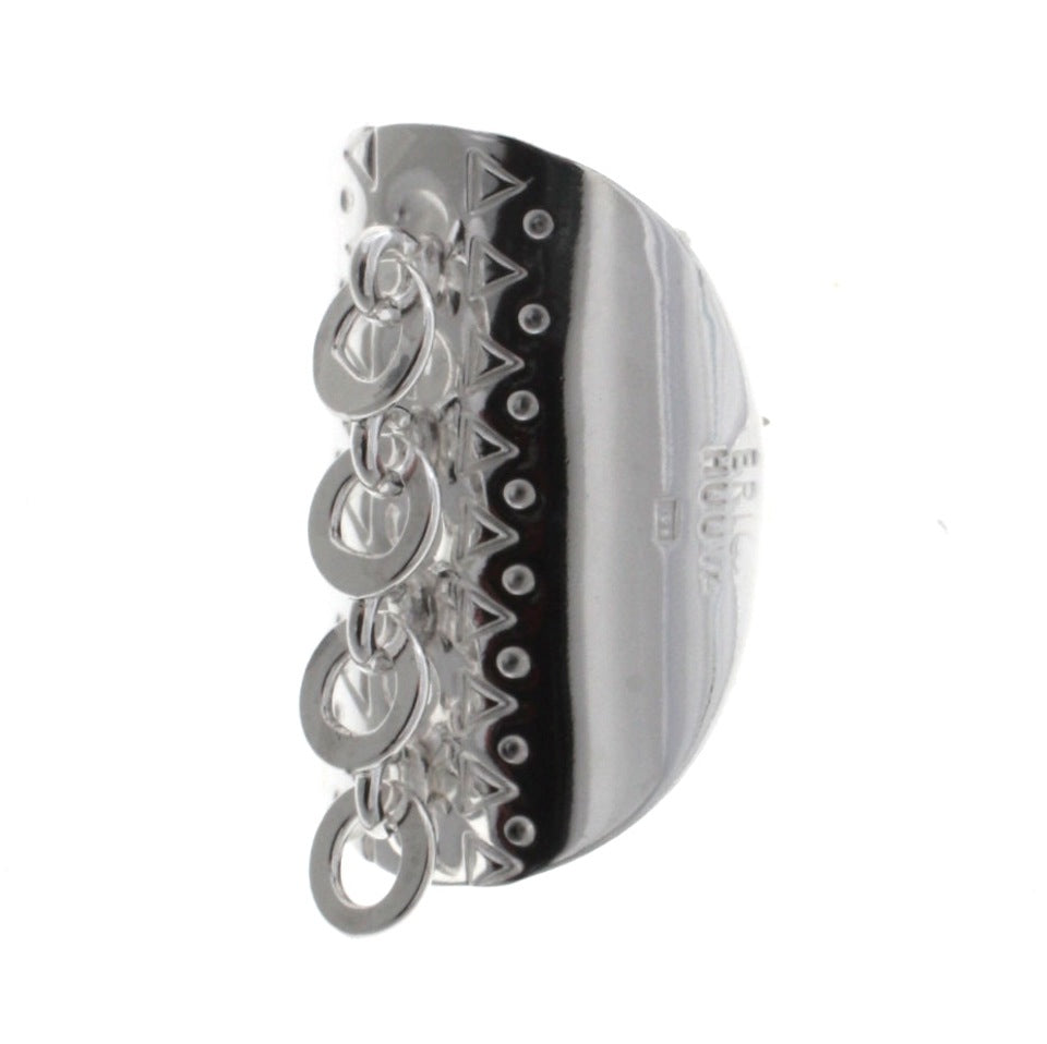 Árbevierru Tradition bred silverring i samisk design från Erica Huuva