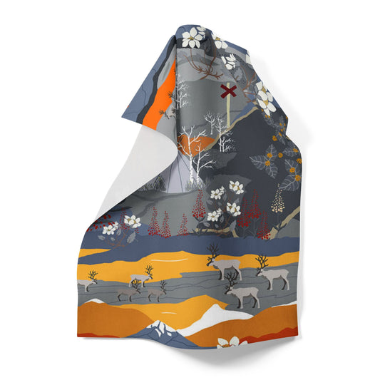 Kökshandduk Fjällvandring Orange