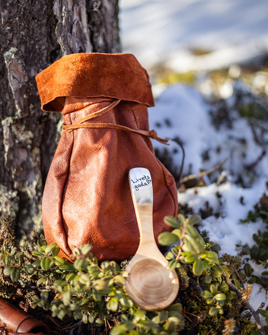 Kaffemått med renhornsdetalj (med eller utan gravyr)