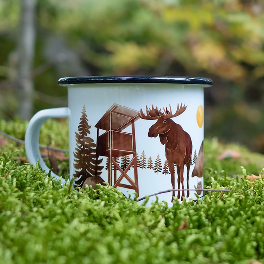 Emaljmugg Älgjakt