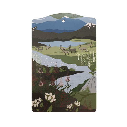 Skärbräda Fjällvandring Blå/grön