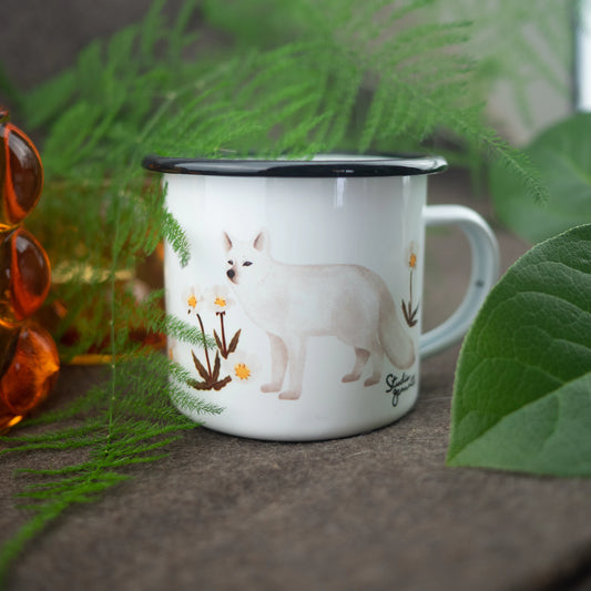 Emaljmugg Lappland Fjällräv