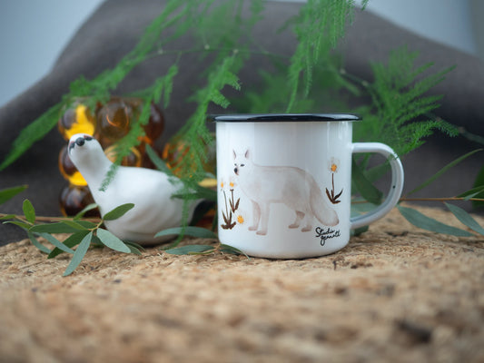 Emaljmugg Lappland Fjällräv