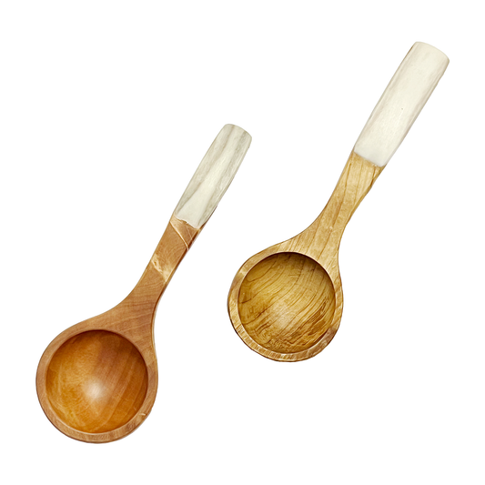 Kaffemått med renhornsdetalj (med eller utan gravyr)