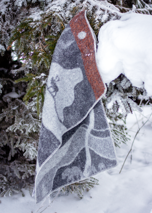 Babyfilt Ull Vandring