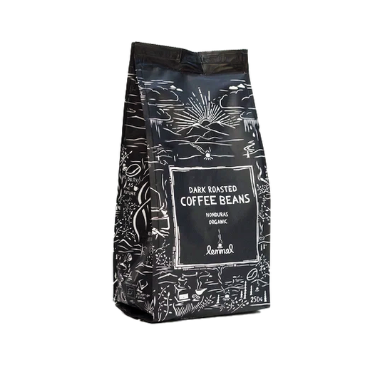 Lemmelkaffe Ekologiska mörkrostade hela bönor 250G