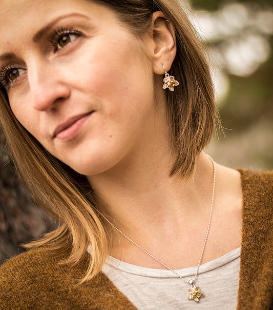 Camilla Mustikka Hjortron örhänge krok