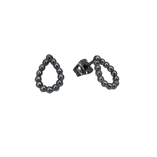 Camilla Mustikka Droppar stiftörhängen oxiderade