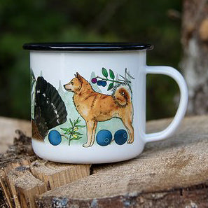 Eplaros emaljmugg Finsk spets