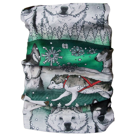 Tub från Eplaros med motiv av Polarhundar.