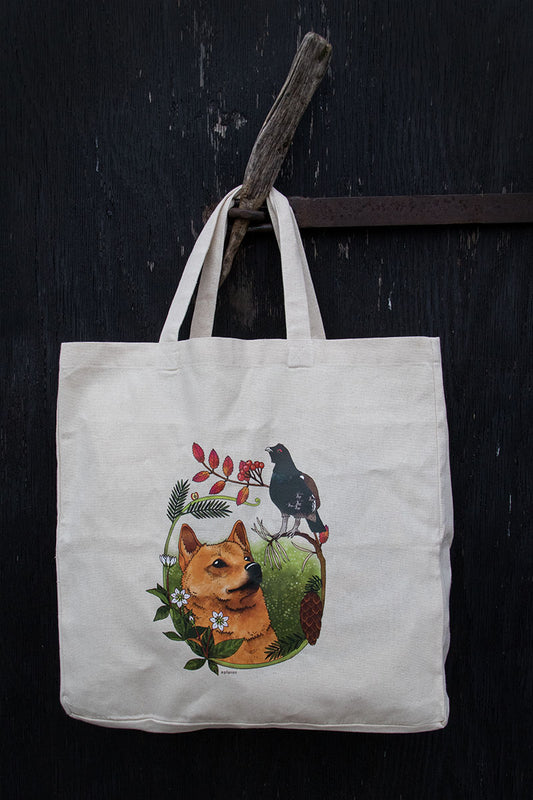 Eplaros tygväska Finsk spets