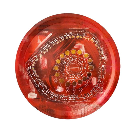 Erica Huuva bricka Risku röd 38 cm