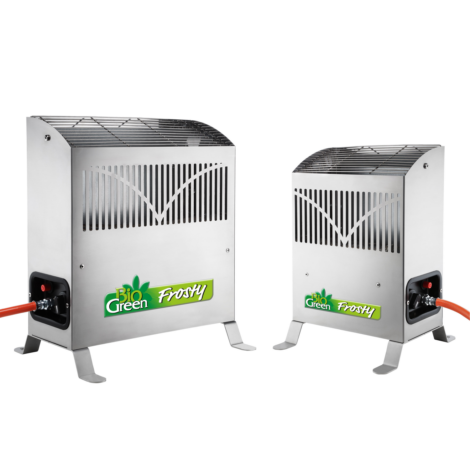 Gasolvärmare Frosty 4,5kW och 2,5kW för friluftsliv Bio Green CE-märk
