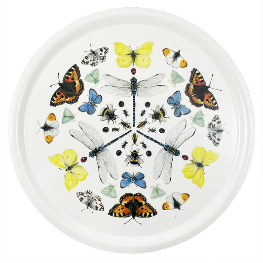 Bricka Svenska insekter ø 38cm