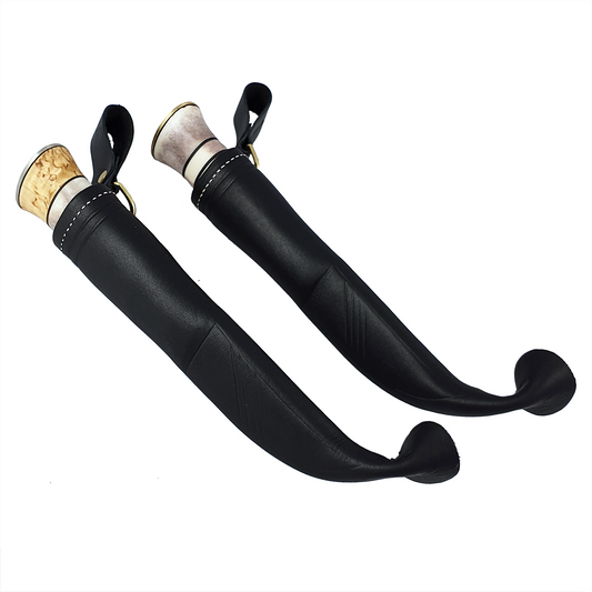 Kniv 7,5 cm masurbjörk & renhorn