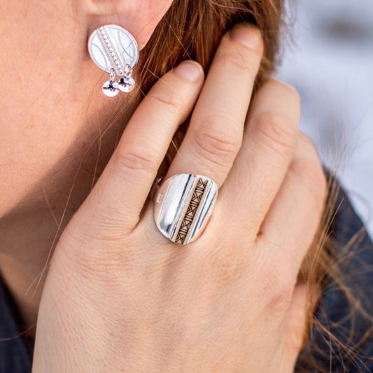 Erica Huuva justerbar ring Hearva