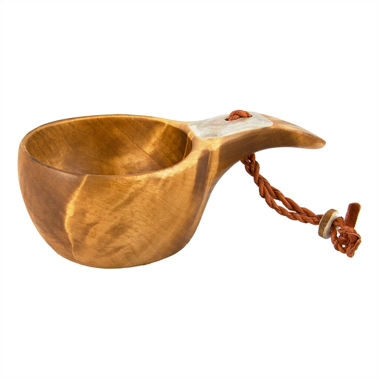 träkåsa med renhorn personlig gravyr skaftkåsa björkvril